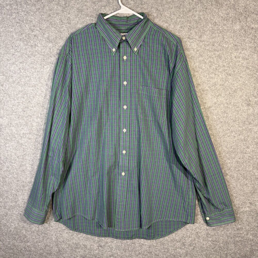 Brooks Brothers 346‎ Lightweight Button Down Dress Shirt Mens Size L